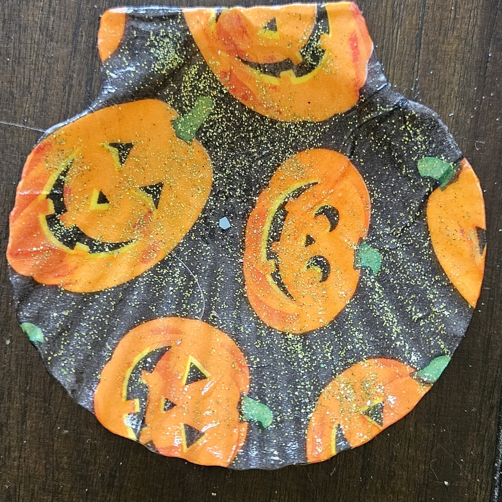 Halloween Pumpkin Decor Plate